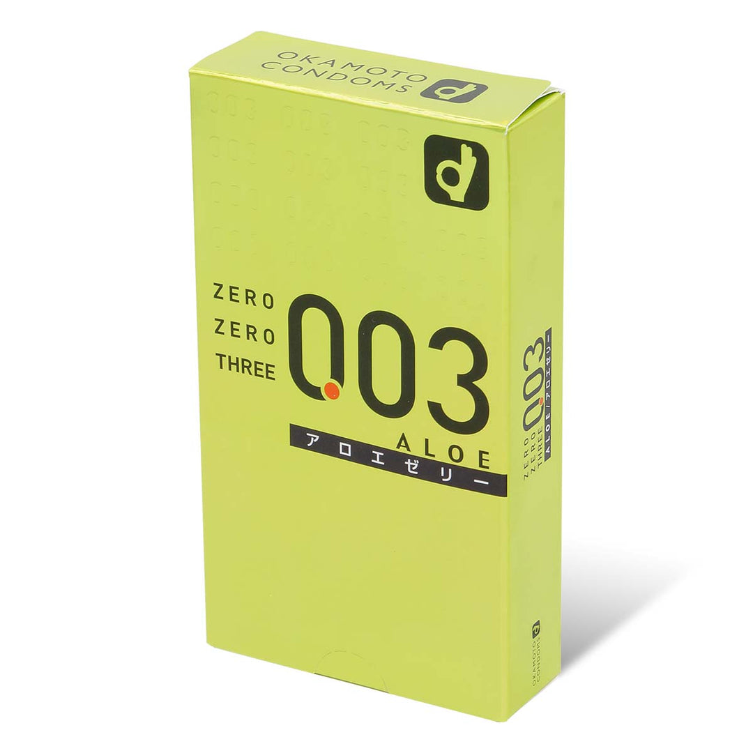 岡本 Okamoto - 0.03 蘆薈超薄安全套 Aloe 10個