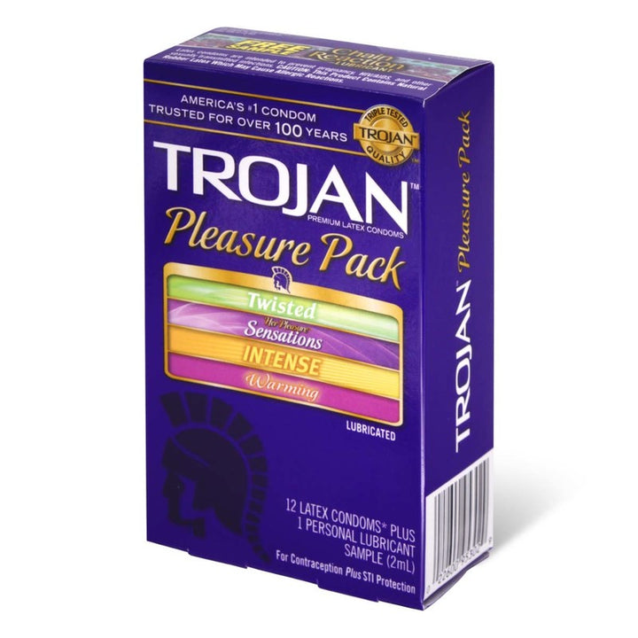 TROJAN 戰神 樂趣捆包 12 片裝 乳膠安全套