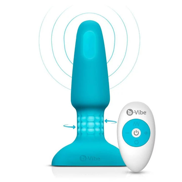 b-Vibe Rimming Plug 遙控轉珠震動後庭塞