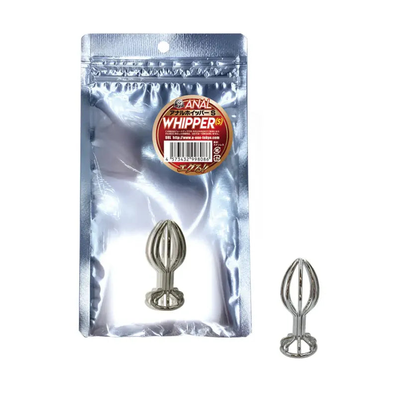 A-ONE Anal Whipper 打蛋器造型不鏽鋼肛塞 S碼