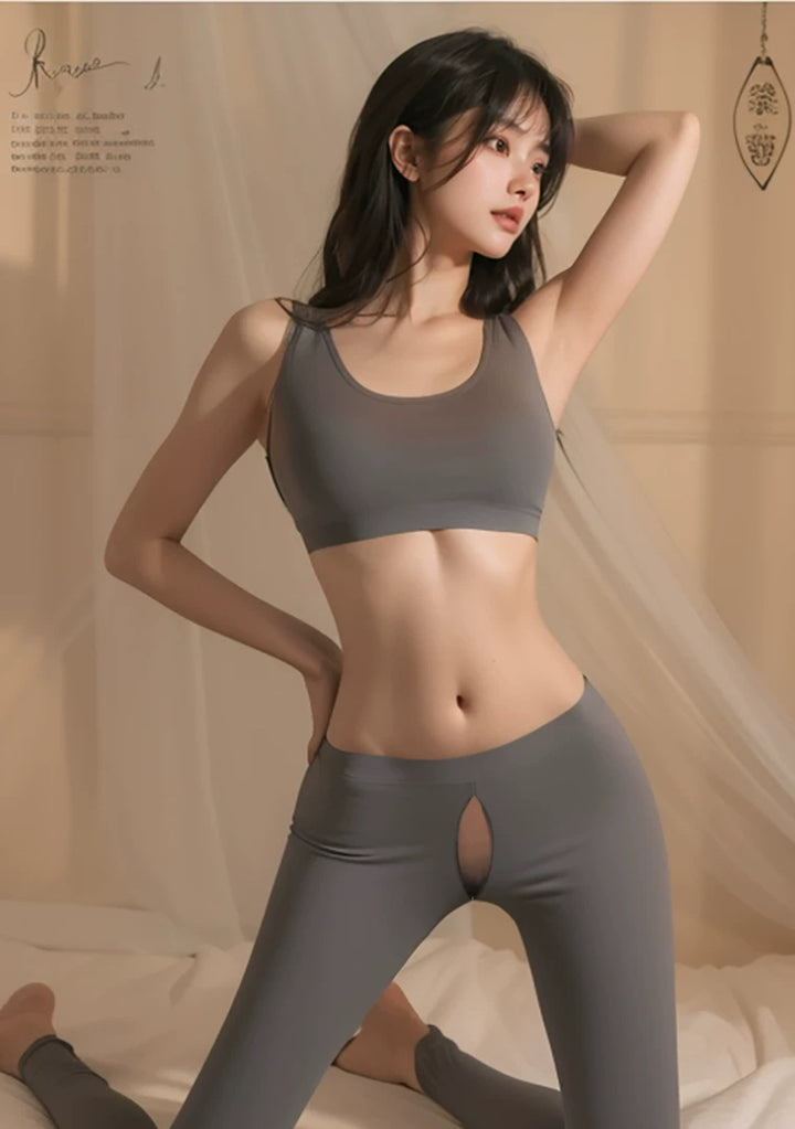 開襠式瑜珈服