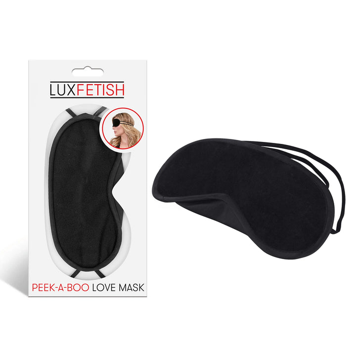 LUX FETISH 眼罩 - 黑色