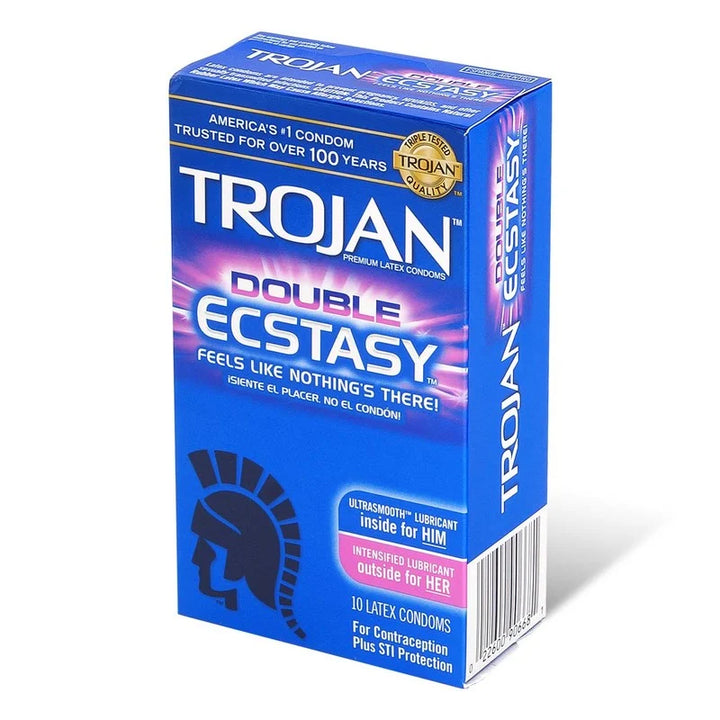 TROJAN 戰神 雙重狂喜 10 片裝 乳膠安全套