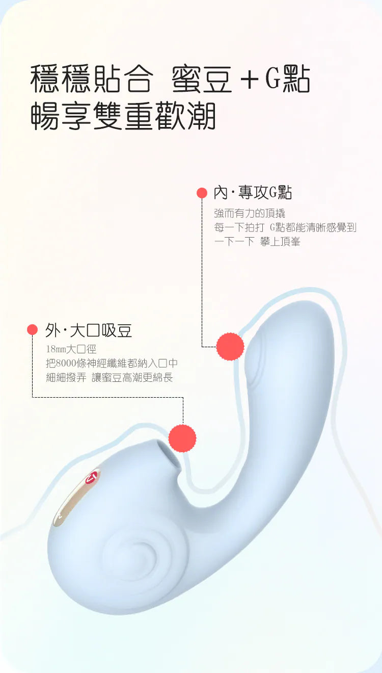 Nomi Tang Little Snail Duo 小蝸牛Pro 吸吮彈拍按摩器