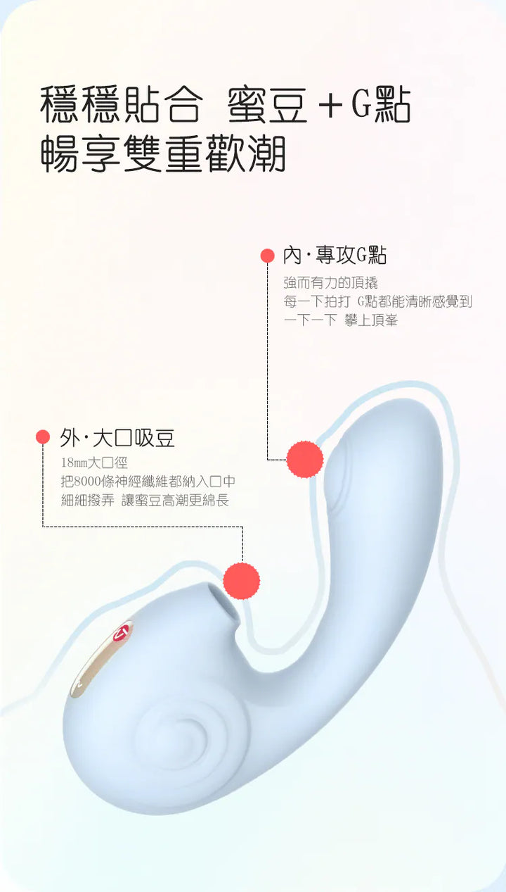 Nomi Tang Little Snail Duo 小蝸牛Pro 吸吮彈拍按摩器