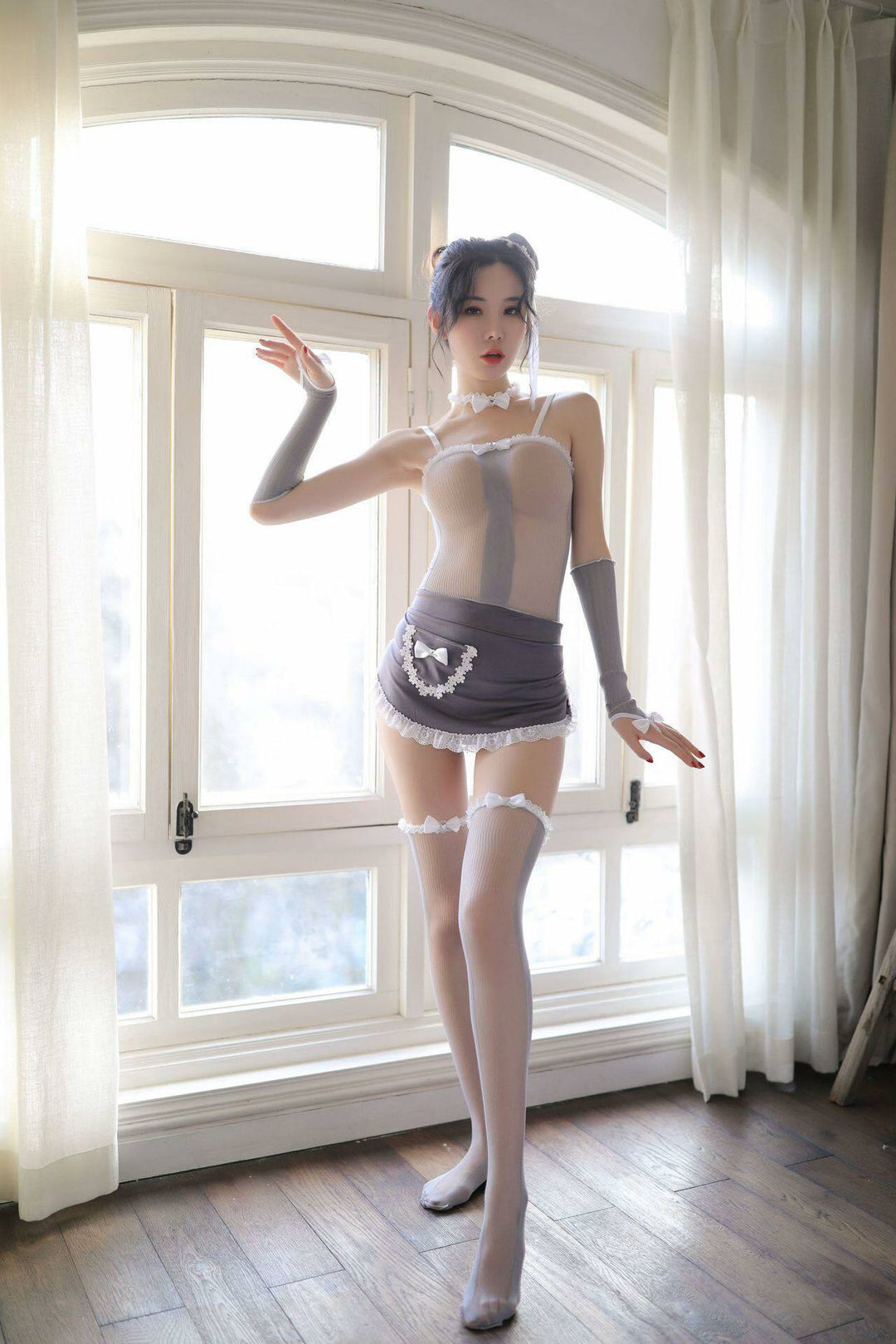 女僕絲襪禮服套裝