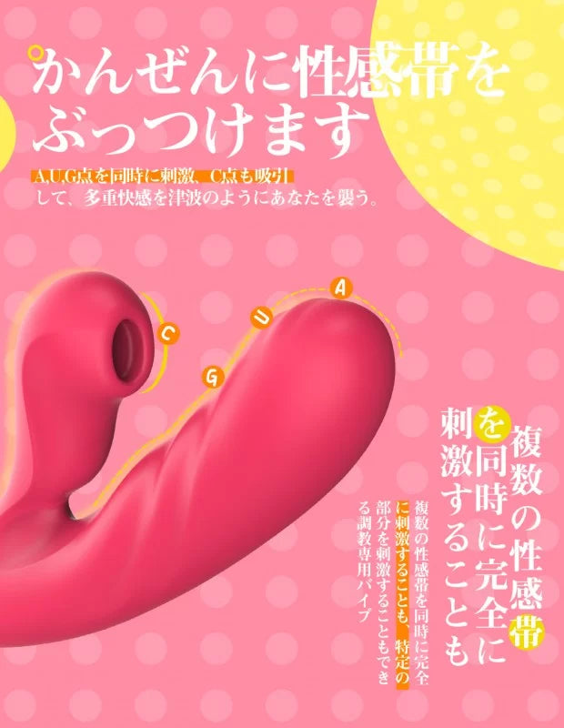 ZEMALIA OTTO 陰蒂吸吮棒＋熱感抽插